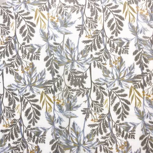 ET438/Tulle Stretch Print Palms